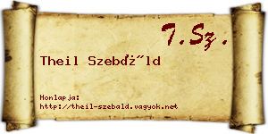 Theil Szebáld névjegykártya